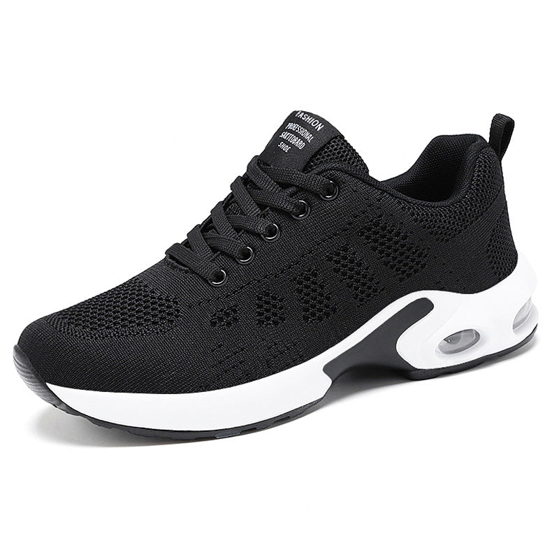 Breathable Mesh Lace-Up Casual Sneakers – lace-up detail alternate view