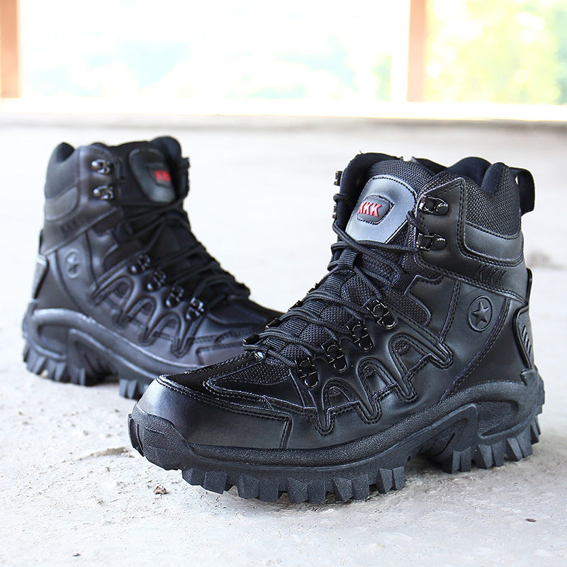 Sarah Express Men's Camouflage Tactical Military Combat Boots