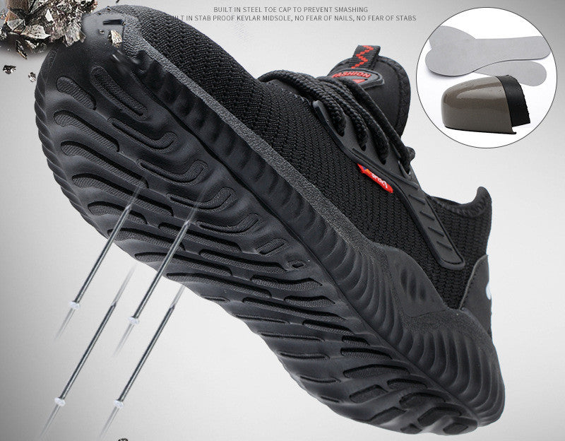 Sarah Express Breathable Steel Toe Work Safety Shoes