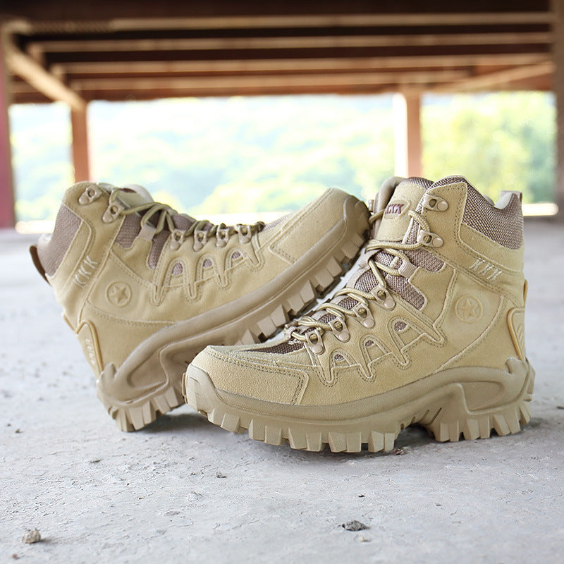 Sarah Express Men's Camouflage Tactical Military Combat Boots