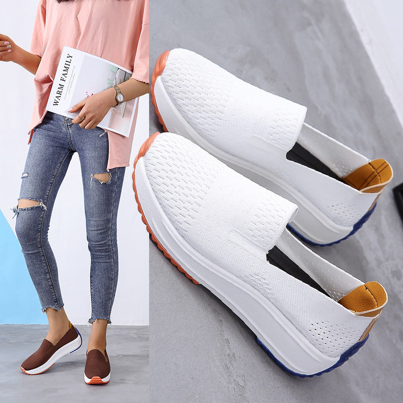 Lightweight Breathable Mesh Slip-On Sneakers – product detail