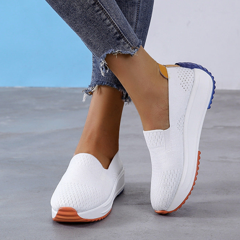 Lightweight Breathable Mesh Slip-On Sneakers – product detail alternate view 3