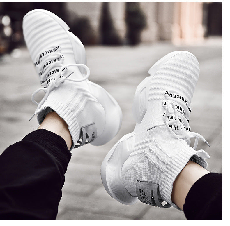 Sarah Express Men's Casual Mesh Sock Sneakers
