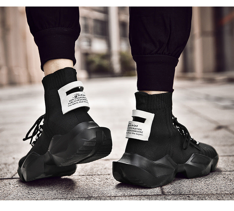 Sarah Express Men's Casual Mesh Sock Sneakers