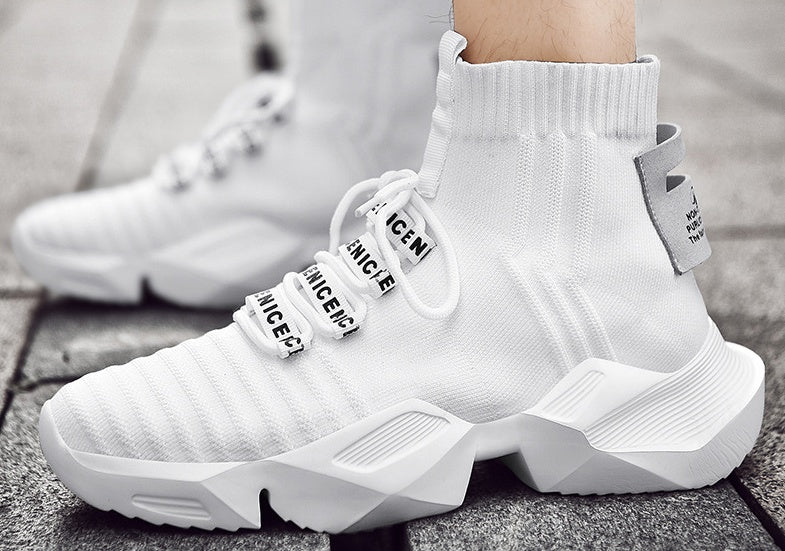 Sarah Express Men's Casual Mesh Sock Sneakers