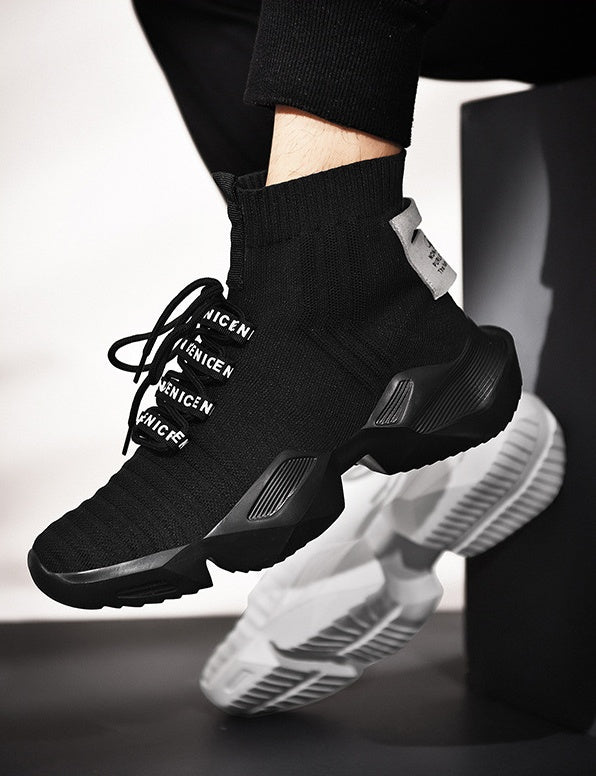 Sarah Express Men's Casual Mesh Sock Sneakers