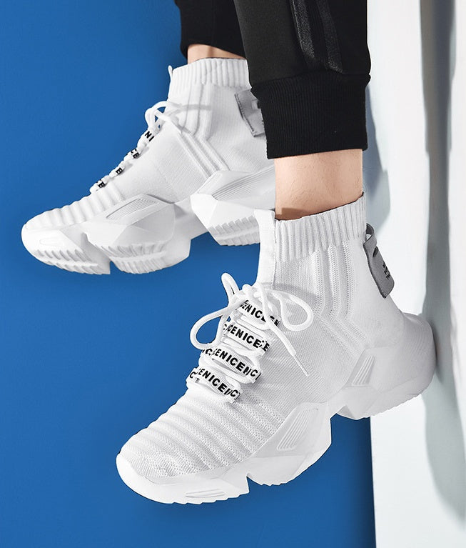 Sarah Express Men's Casual Mesh Sock Sneakers