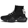 Sarah Express Men's Casual Mesh Sock Sneakers Black