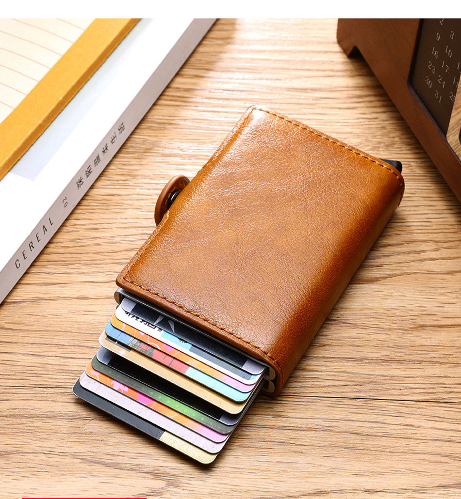 Sarah Express RFID Blocking Automatic Card Holder Wallet