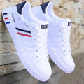 Sarah Express Casual Low Top Lace Up Sneakers White black
