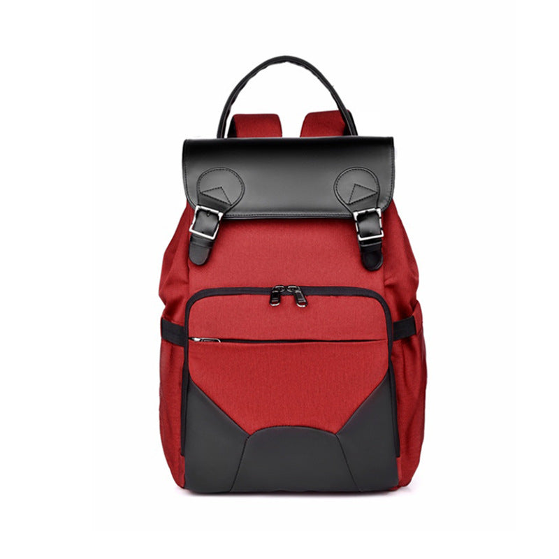 Sarah Express Multifunctional Oxford Cloth Travel Backpack Red