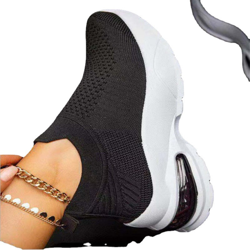 Sarah Express Women's Lightweight Mesh Slip-On Sneakers