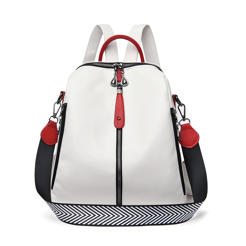 Sarah Express Artistic Patterned Women's Convertible Shoulder Bag White
