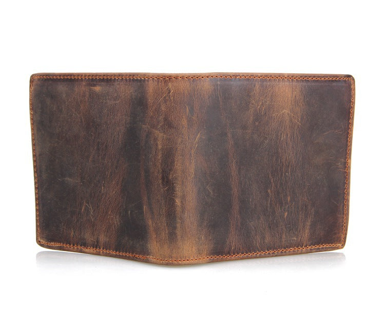 Sarah Express Compact Leather Bifold Wallet for Men