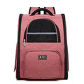 Sarah Express Breathable Commuter Pet Travel Backpack Pink 34X28X43CM