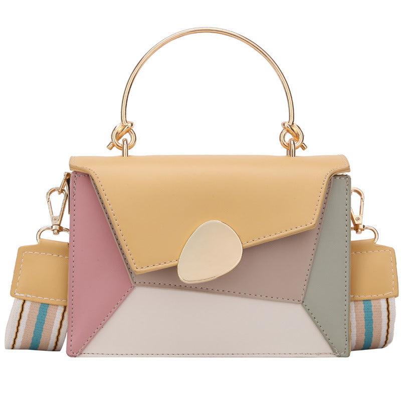 Sarah Express Color Contrast Structured Small Crossbody Bag