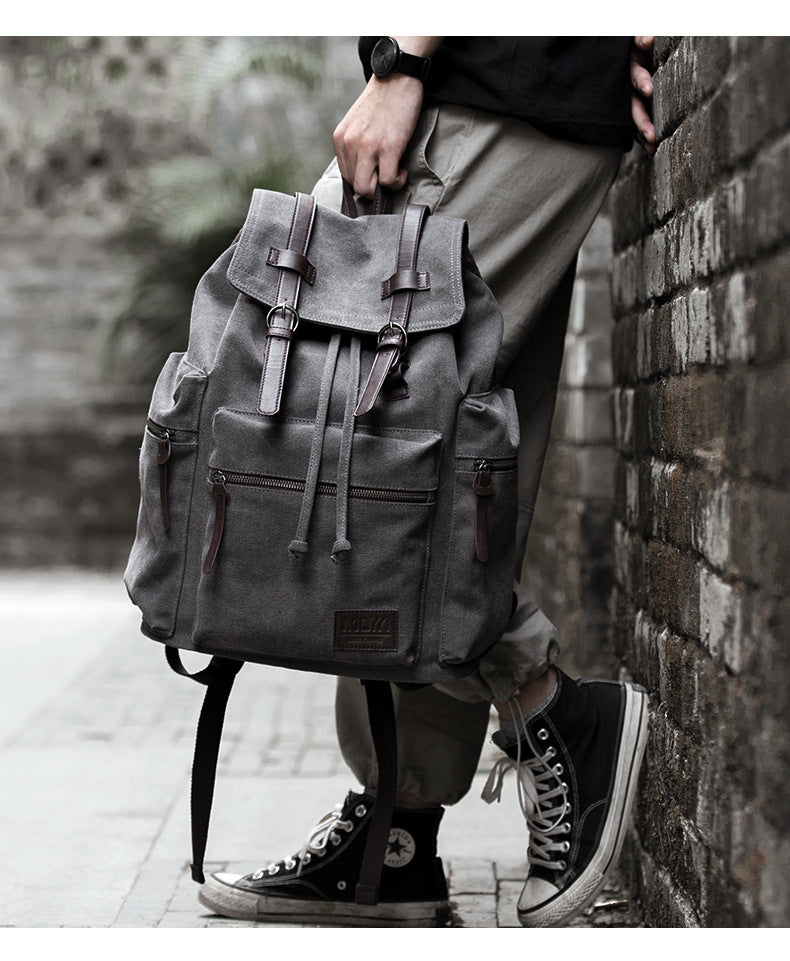 Sarah Express Retro Canvas Backpack for Daily Travel
