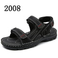 Sarah Express Men's Adjustable Velcro Outdoor Sandals Black