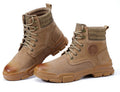 Sarah Express High-Top Protective Work Boots Yellow