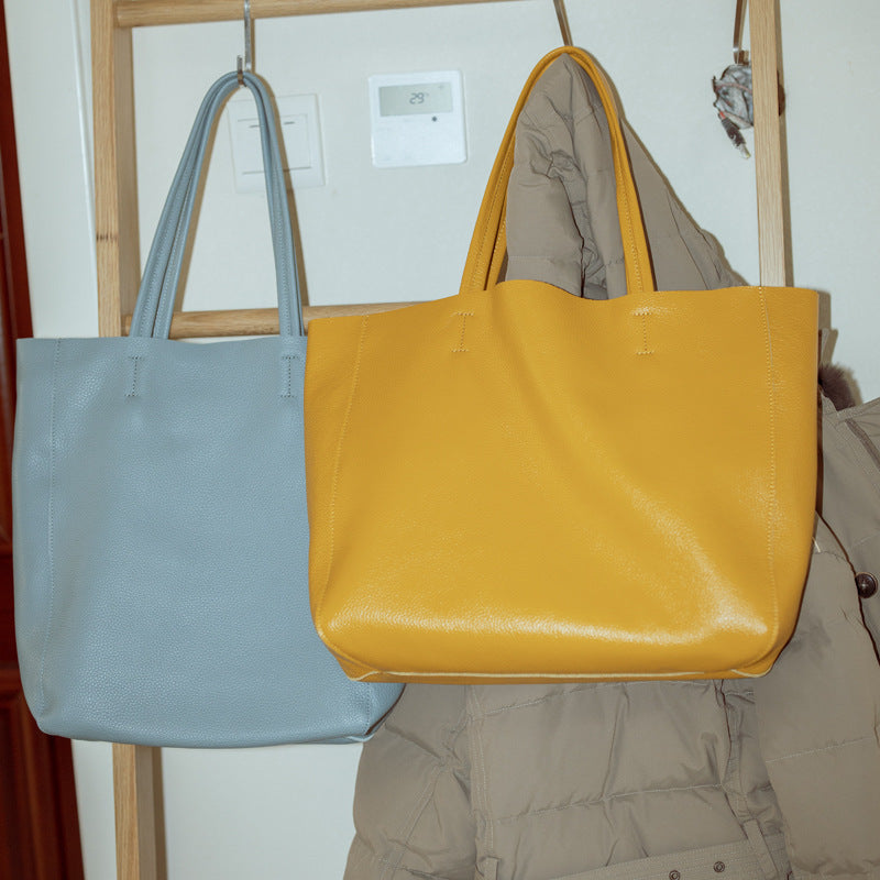 Sarah Express Soft Leather Large Capacity Tote Bag