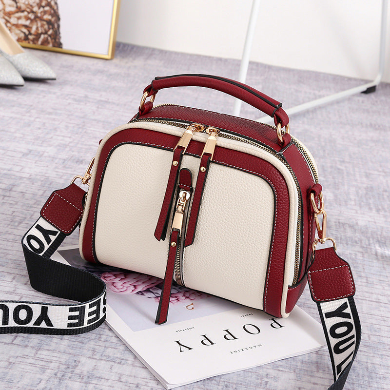 Sarah Express Small Square Shoulder Bag Contrast Detail