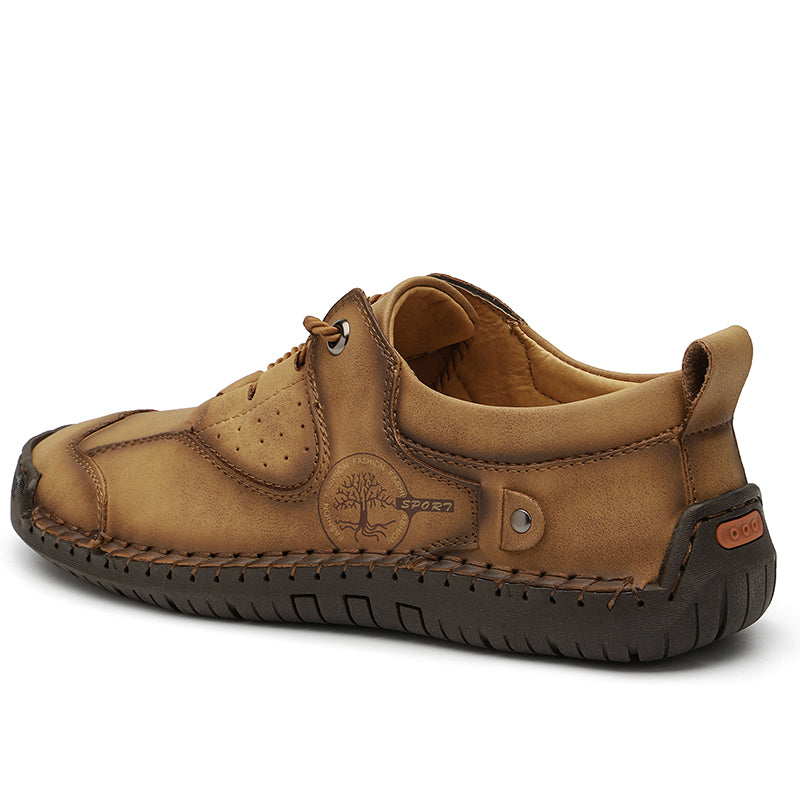 Sarah Express Men's Casual Microfiber Round Toe Shoes