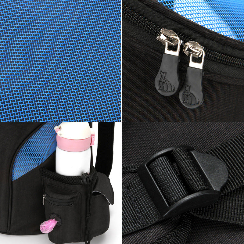 Sarah Express Ventilated Mesh Pet Travel Backpack