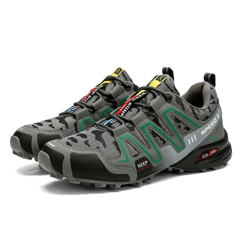 Sarah Express Men's Camouflage Trekking Sneakers