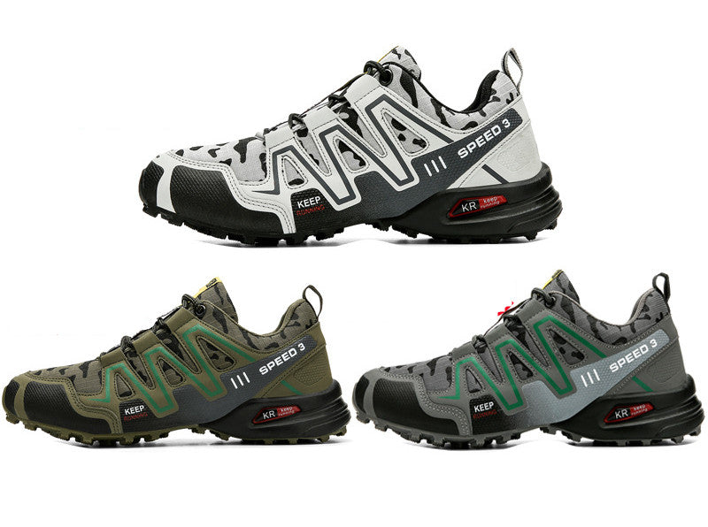 Sarah Express Men's Camouflage Trekking Sneakers