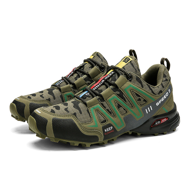 Sarah Express Men's Camouflage Trekking Sneakers