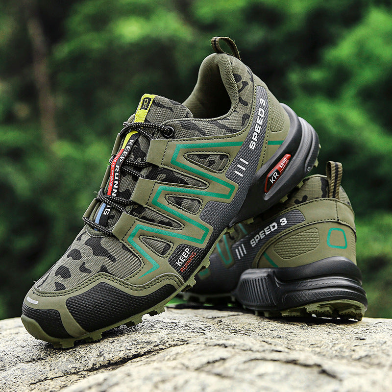 Sarah Express Men's Camouflage Trekking Sneakers