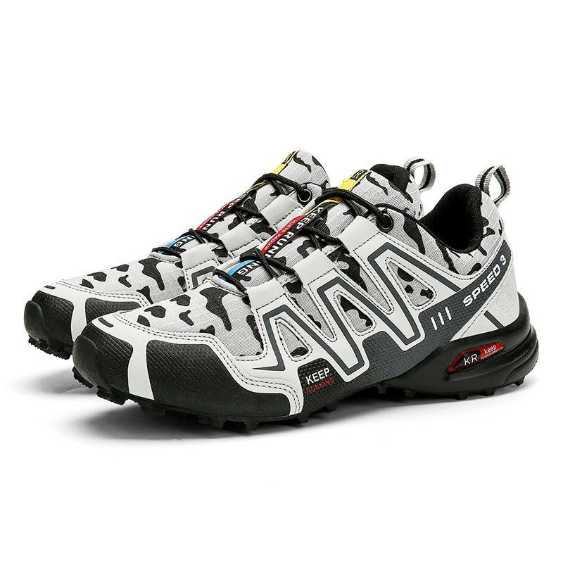 Sarah Express Men's Camouflage Trekking Sneakers