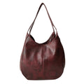 Sarah Express Vintage Large Capacity Shoulder Tote Bag Red