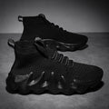 Sarah Express Lightweight Breathable Athletic Running Sneakers Black