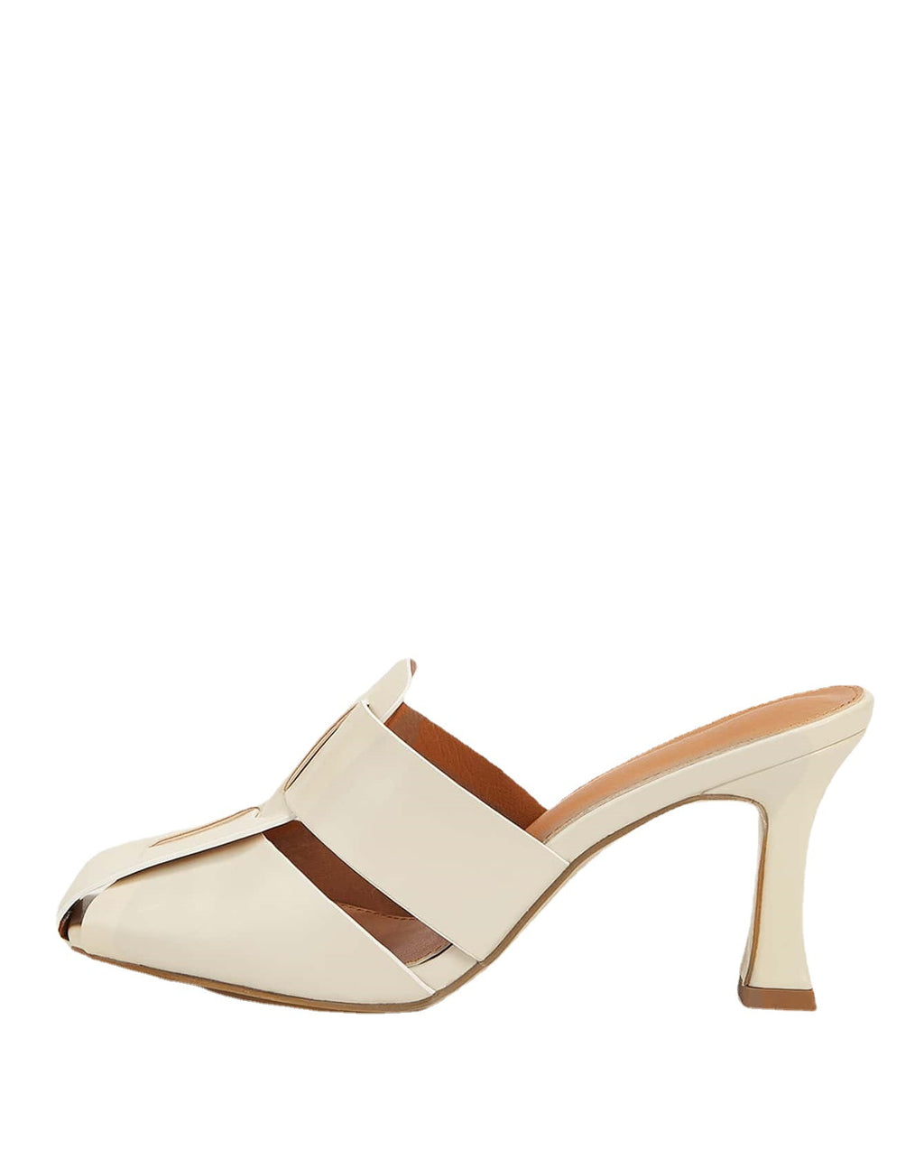 Sarah Express Woven Mid Heel Mules