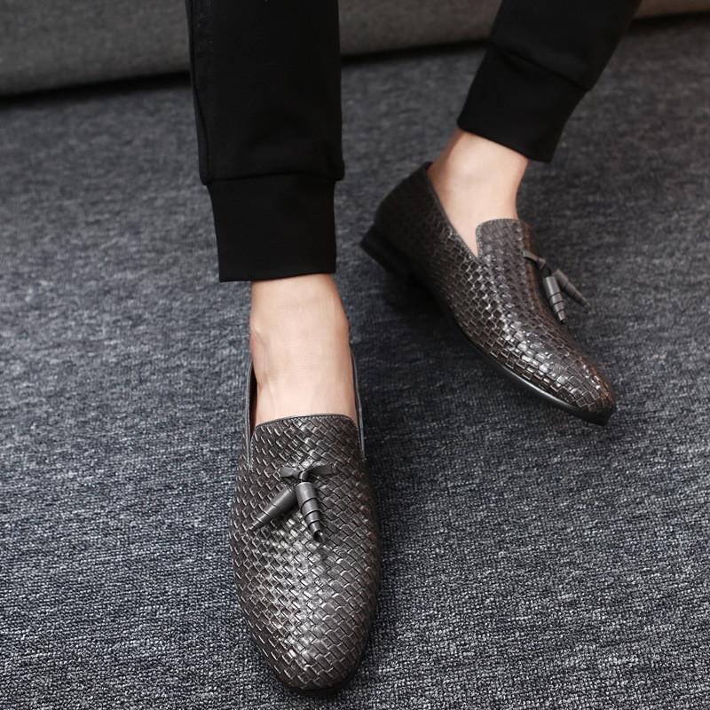 Sarah Express Woven Tassel Men Loafers