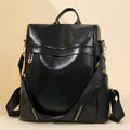 Sarah Express Soft PU Leather Multi-Pocket Shoulder Bag Black