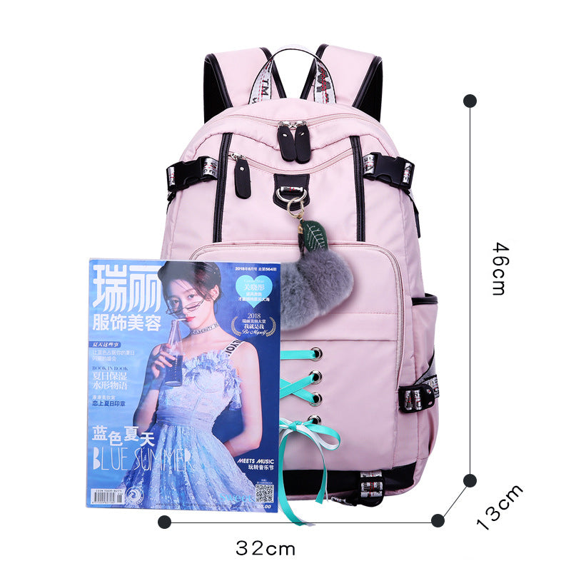Sarah Express USB Charging Computer Backpack for Women