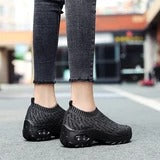 Sarah Express Air Cushion Slip-On Walking Sneakers
