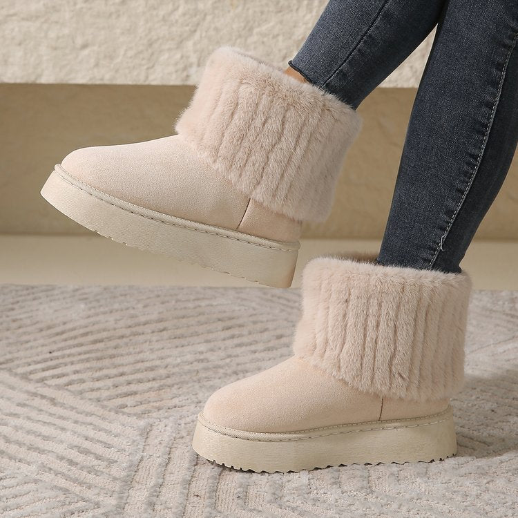 Sarah Express Plush Lined Thick Sole Winter Boots