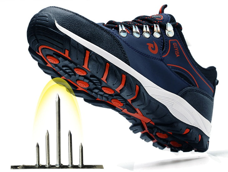 Sarah Express Men's Protective Steel Toe Work Shoes