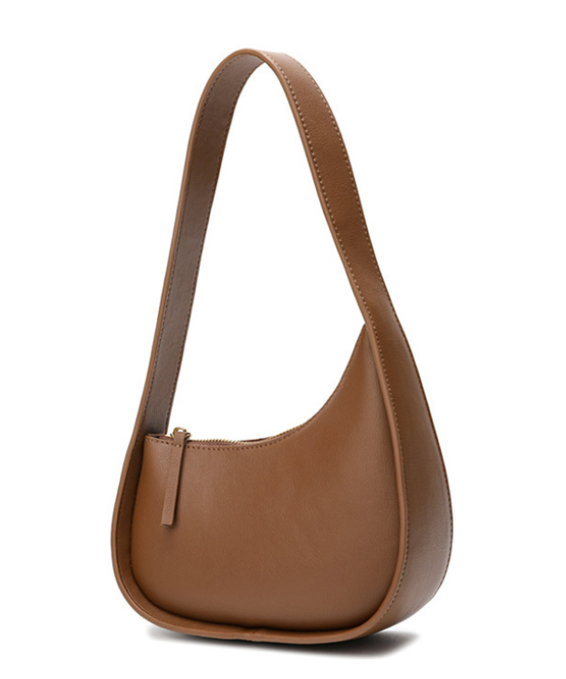 Sarah Express Half Moon Leather Shoulder Bag