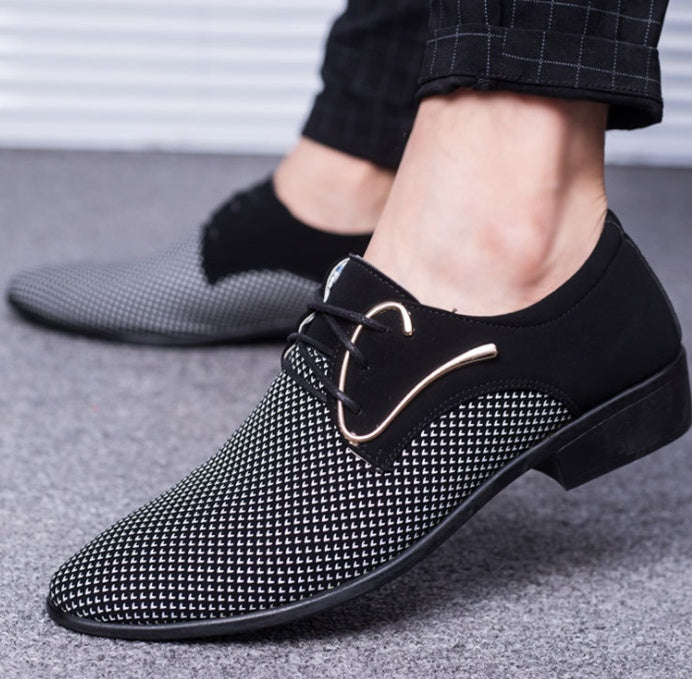 Sarah Express Patterned Men Oxford Dress Shoes