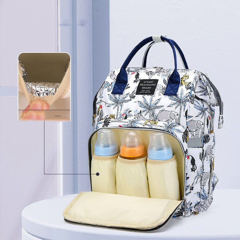 Sarah Express Geometric Pattern Travel Backpack