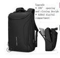 Sarah Express Water Repellent USB Charging Laptop Backpack Black Upgrade