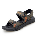 Sarah Express Men's Breathable Velcro Beach Sandals Green