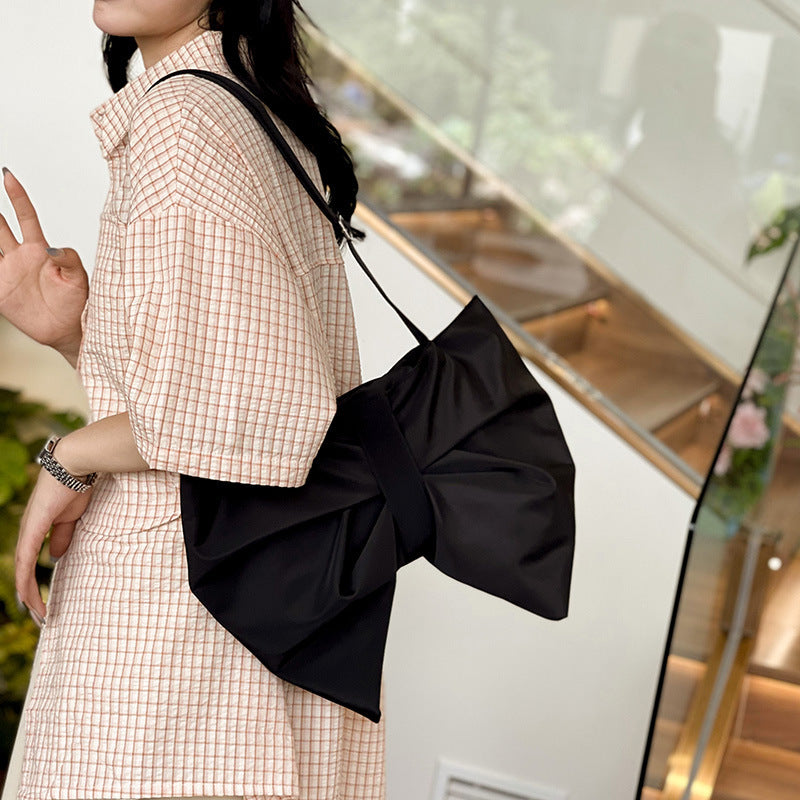 Sarah Express Korean Style Chic Bow Canvas Tote