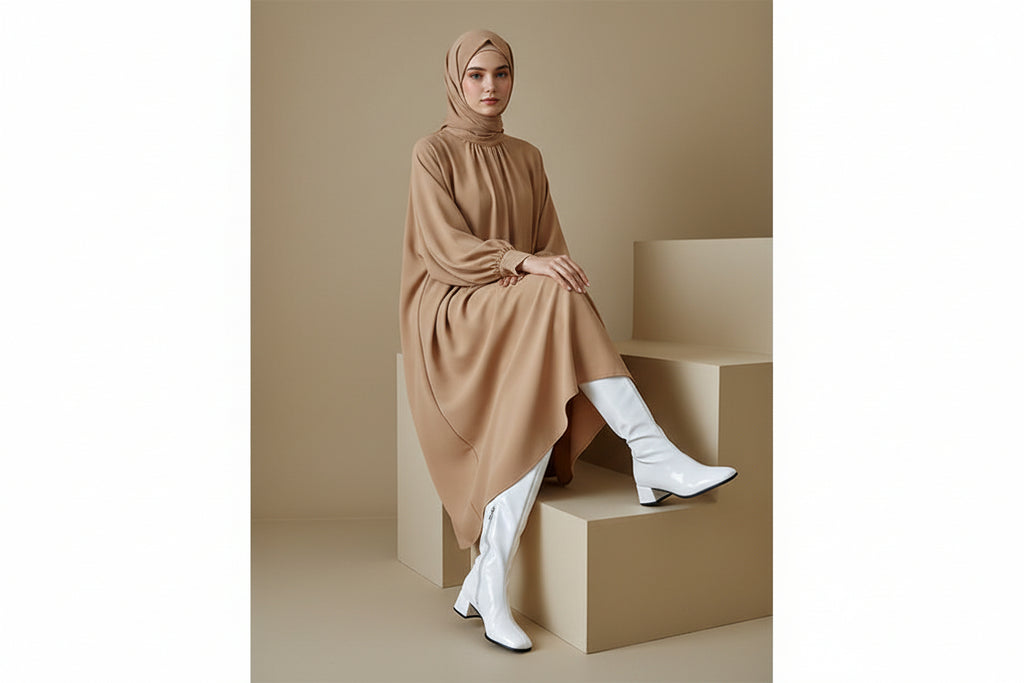 Sarah Express Chunky Heel Square Toe Thigh High Boots