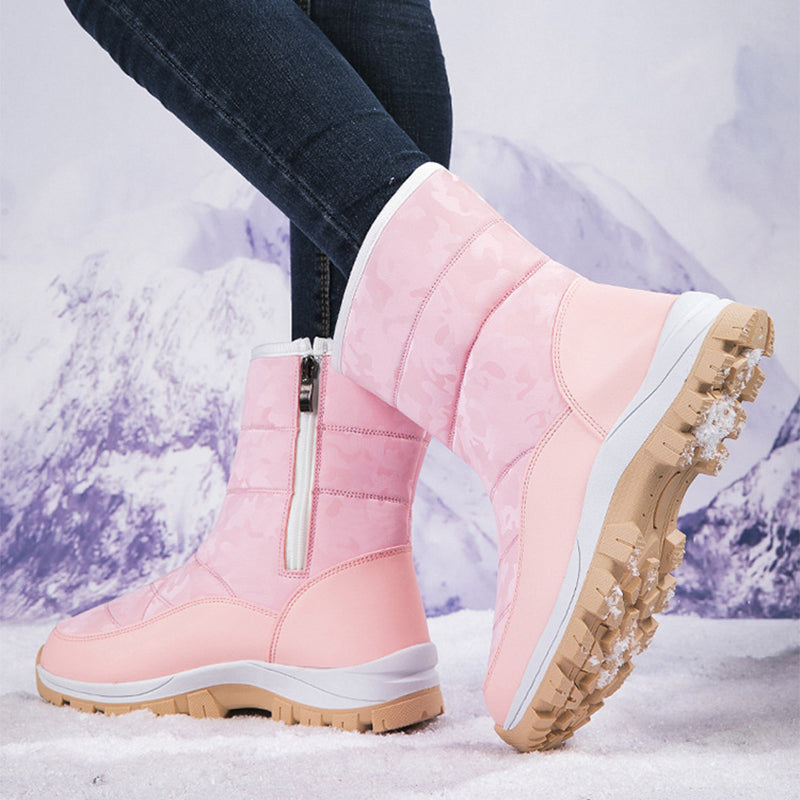 Sarah Express High-Top Plush Winter Snow Boots