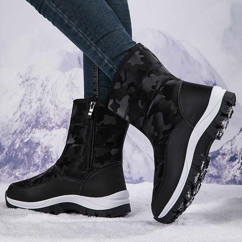 Sarah Express High-Top Plush Winter Snow Boots